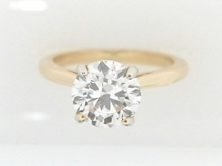 Round 1.85 Diamond F VS2 14K Yellow Gold Cathedral Peg Shank 2002789;14KW;7mm ROUND;.05 CTW;P;LAB-GROWN DIAMOND SEMI-SET 4-CLAW PRONG HIDDEN HALO-STYLE LOW PEG SETTING
Round