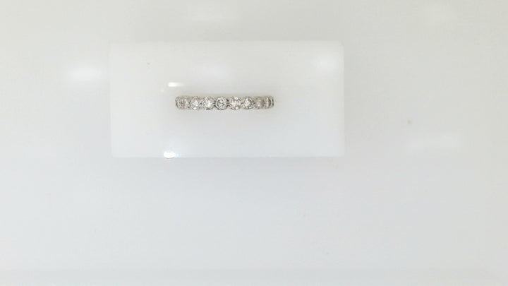 14K White Gold Prong-Set Women&