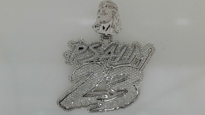 Diamond Pendants Style=Free Form Metal=14 Karat Color=White Finish=Polished

8ct 53g 14k
