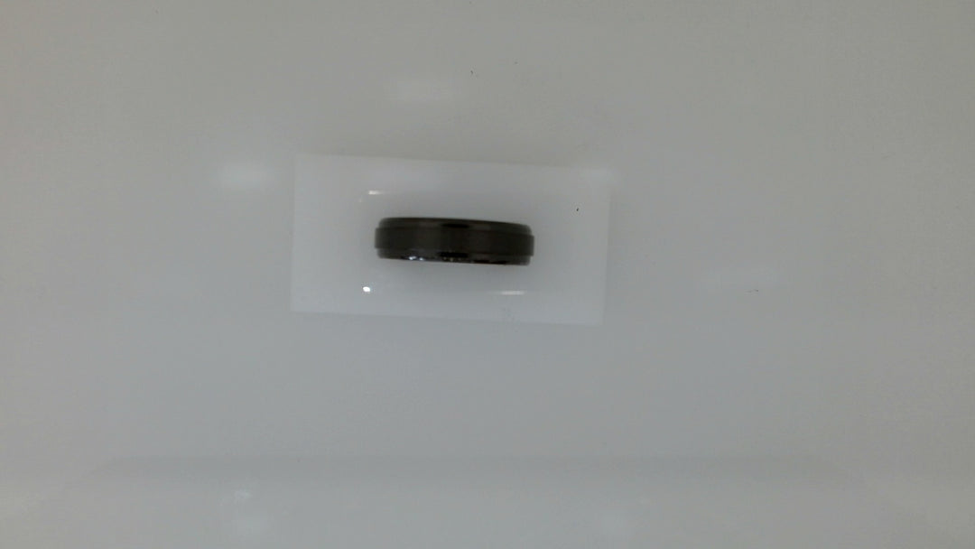 Black Wedding Band, 6mm, Size 10
