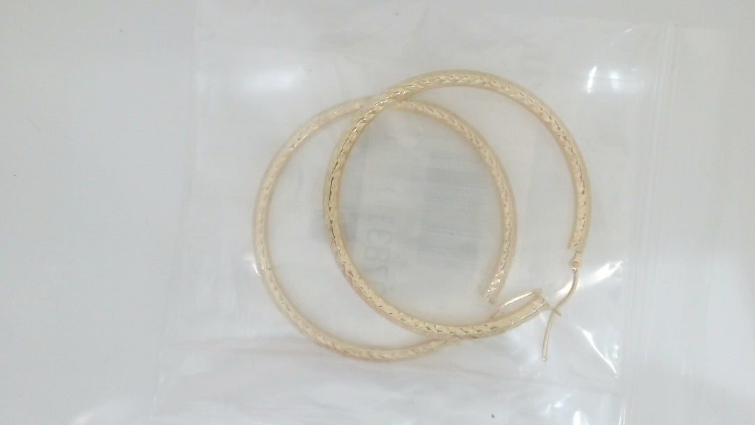 Precious Metal (No Stones) Earring