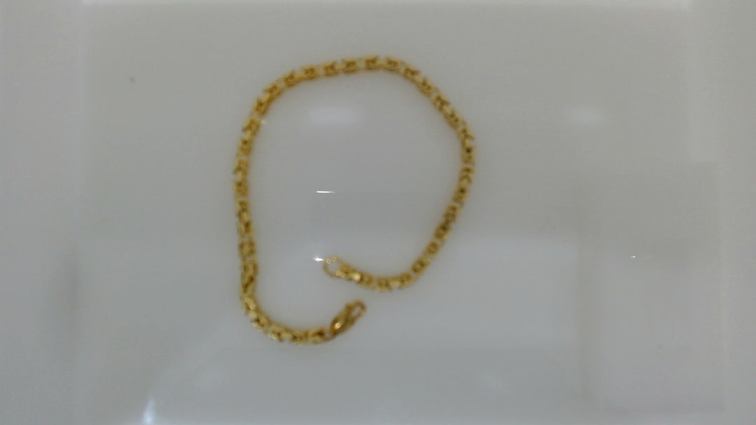 Yellow 14 Karat Bracelet Length 7.5 Weight 10.3