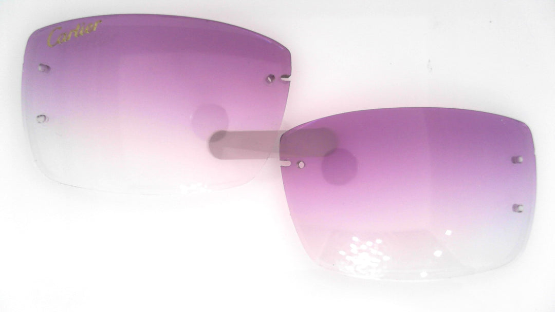 Cartier Hennessy Purple Tinted Sunglasses Lenses