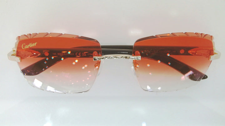 Cartier Orange Transition Lens Sunglasses