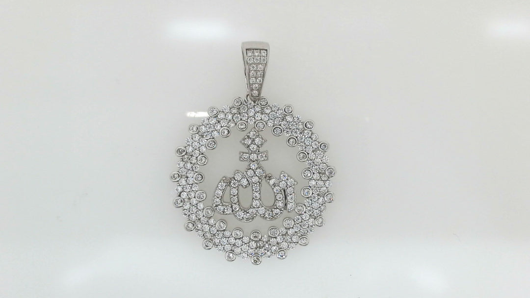 White Sterling Silver Charm