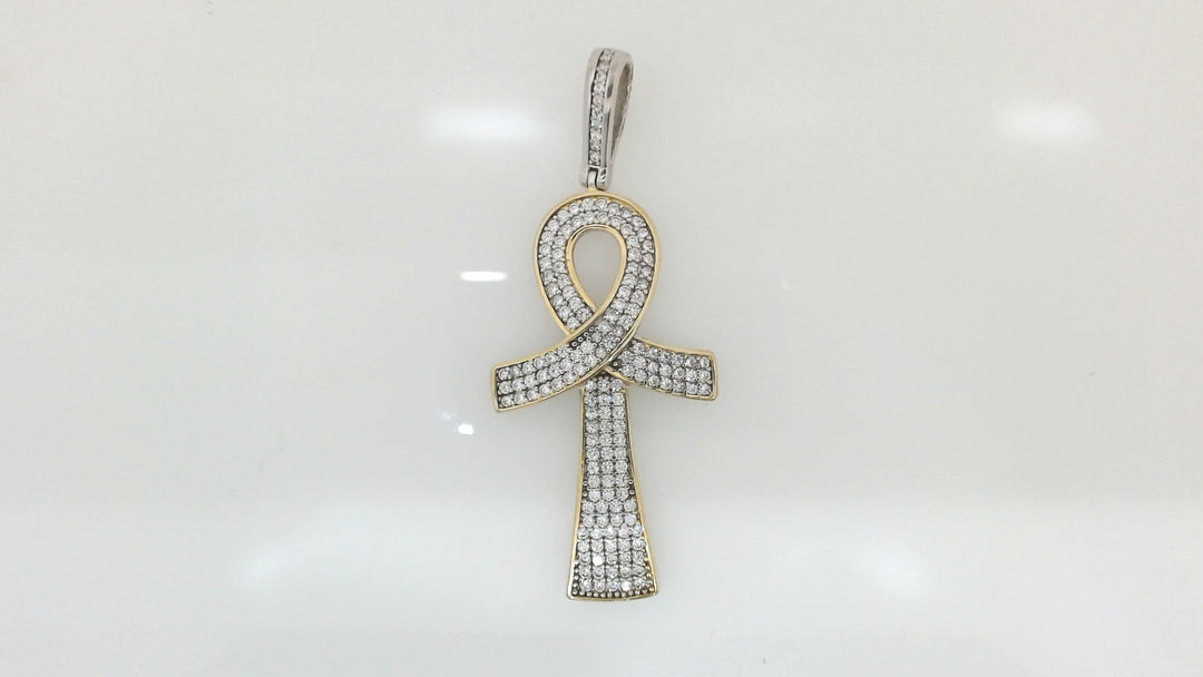 White Sterling Silver Charm