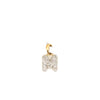 Yellow 10 Karat Initial Pendan