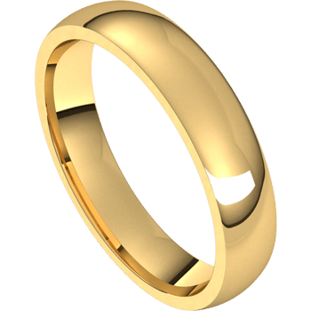 Precious Metal (No Stones) Wedding Bands  -  Men'