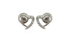 White 14 Karat Stud Earrings W