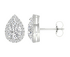 White 14 Karat Stud Earrings W