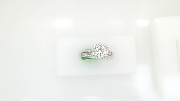LAB Diamond Wedding Set