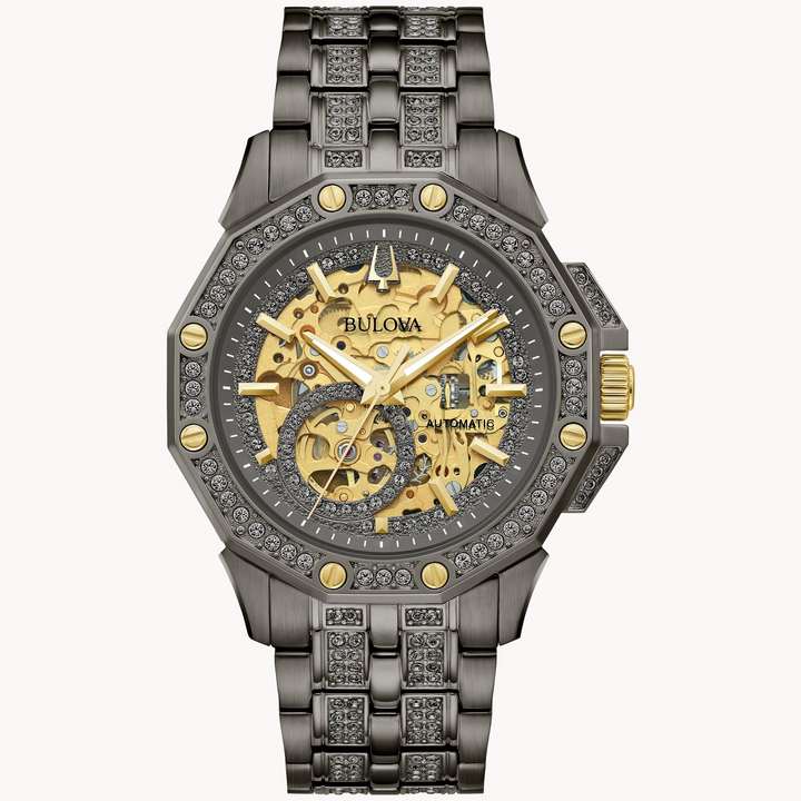 Bulova Octava Crystal Automatic Watch, 42mm