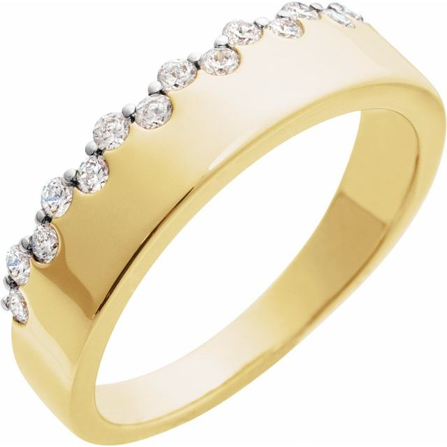 Diamond Wedding Bands  -  Women&
