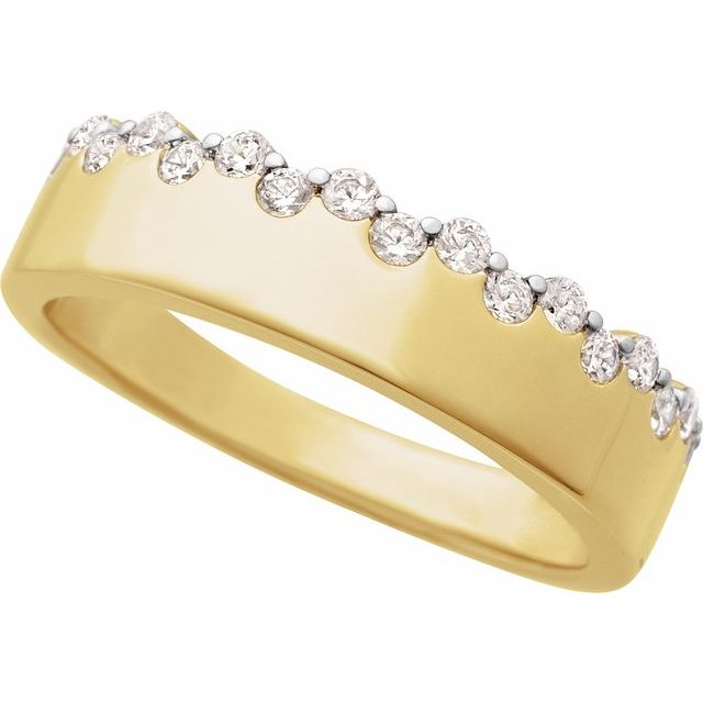 Diamond Wedding Bands  -  Women&