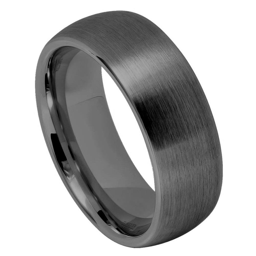 White Band Wedding Band Size 14 Mm 8
