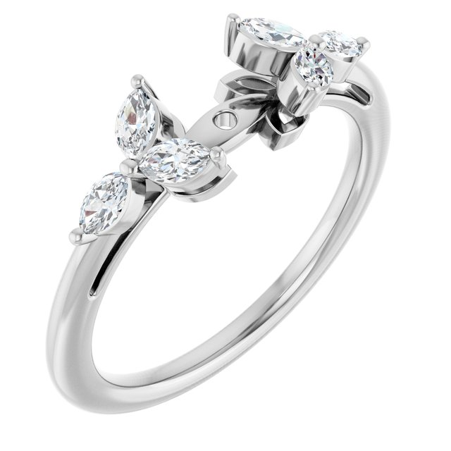 SH675;14KW;3.9mm SPAN;3.5X2mm MARQUISE;1/3 CTW;P;DIAMOND PEG SHANK
