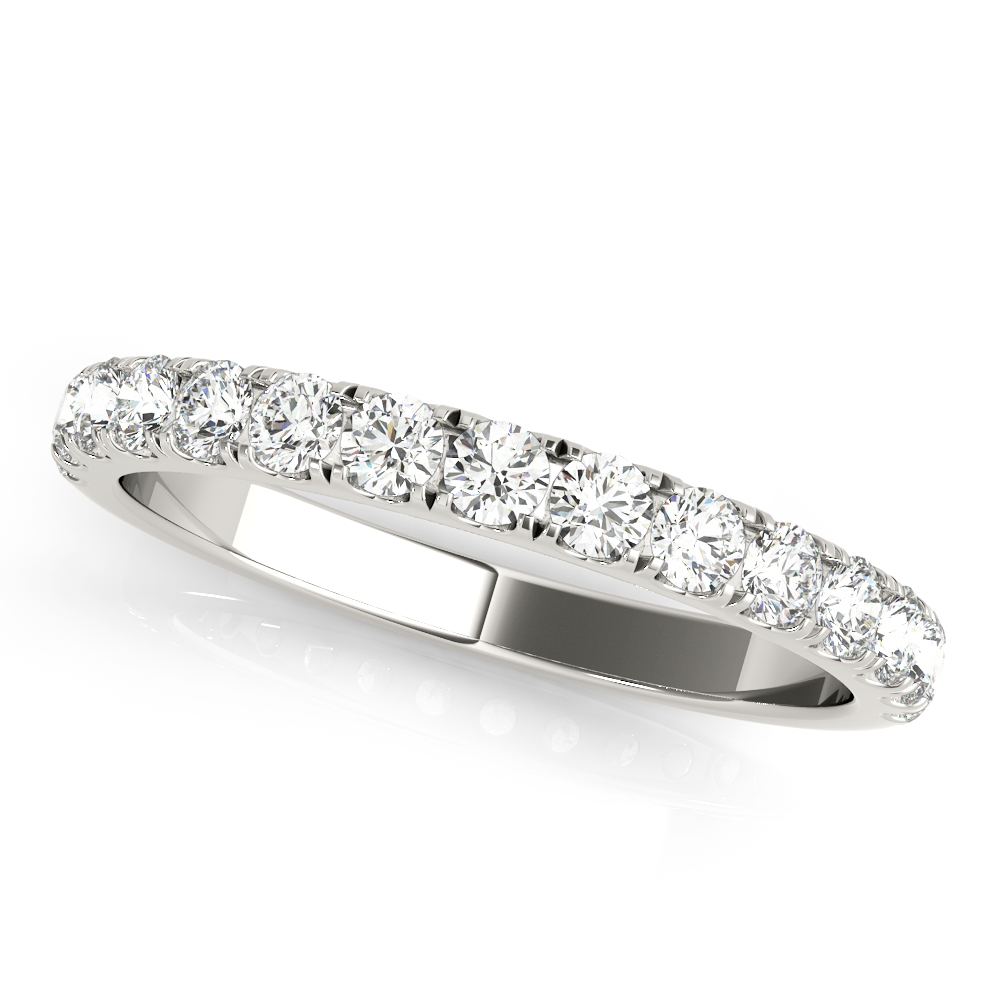 Straight Split Prong Diamond Wedding Band
TOTAL STONES:
15
TOTAL CARAT:
0.495