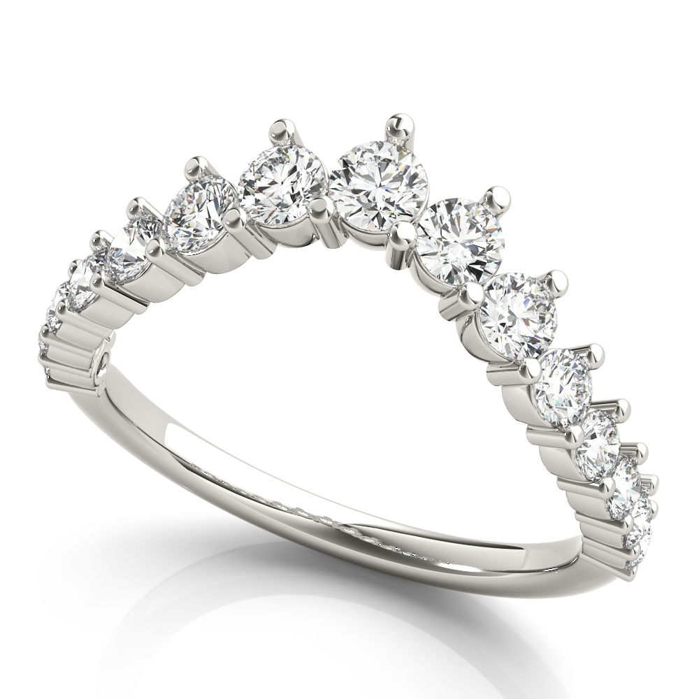 Graduating Diamond Chevron Band
TOTAL STONES:
15
TOTAL CARAT:
0.745