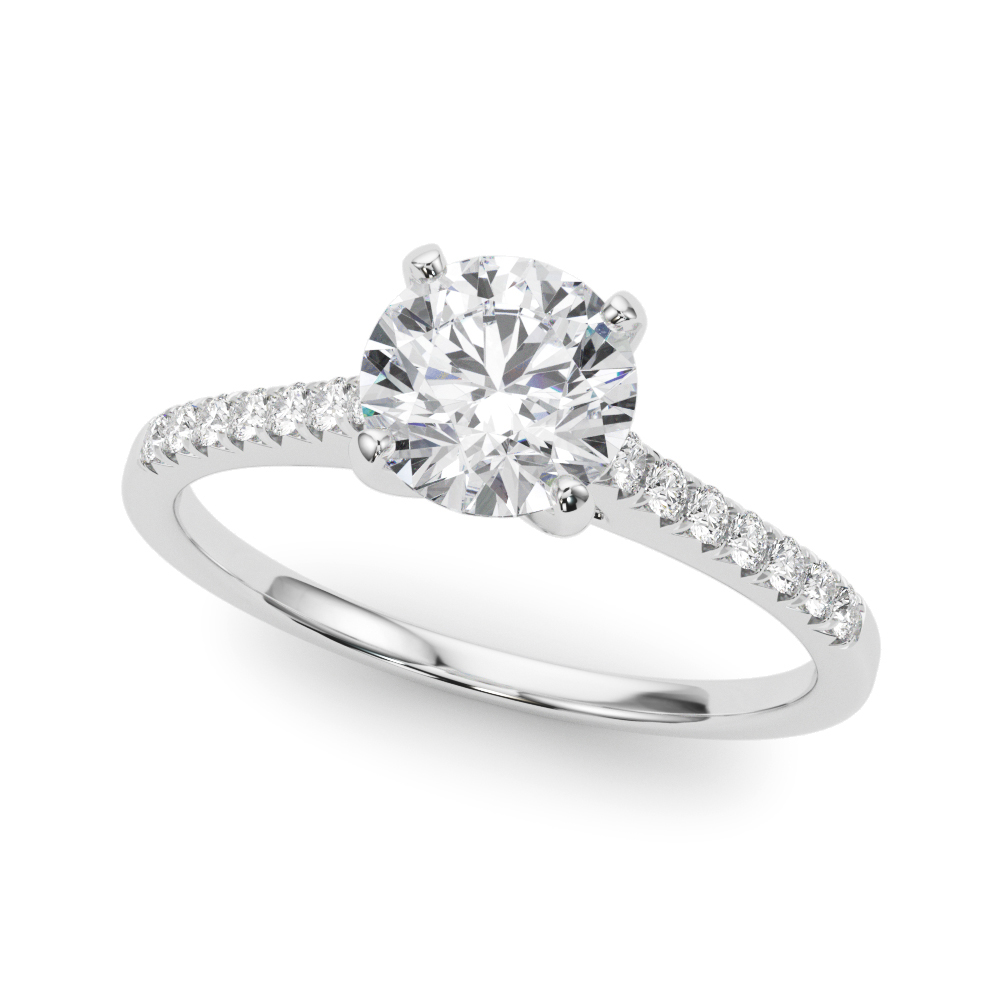 Single Row Prong Set Engagement Ring
TOTAL STONES:
14
TOTAL CARAT:
0.105
