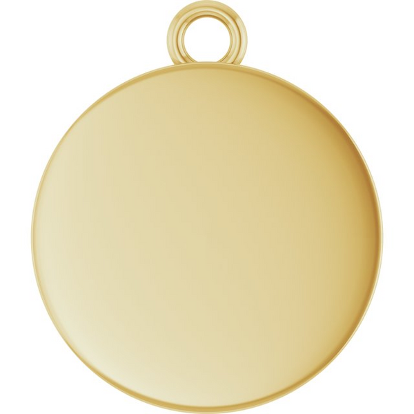 Precious Metal (No Stones) Pendants / Charm