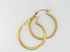 Yellow Silver small hoops