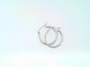 10k White Gold Small Hoops