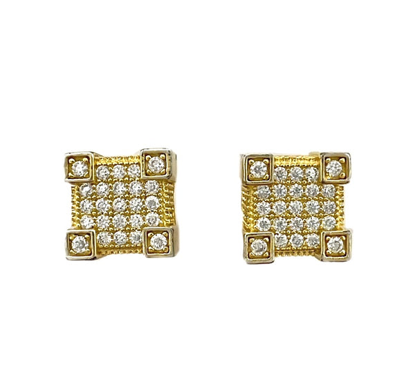 Yellow Stud Earrings 0.40tw Ro