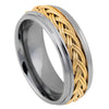 Gent's Two-Tone Wedding Band S