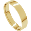 Precious Metal (No Stones) Wedding Bands  -  Men'