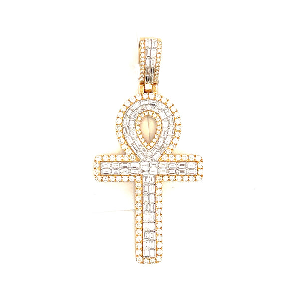 Yellow 14 Karat Religious Pend