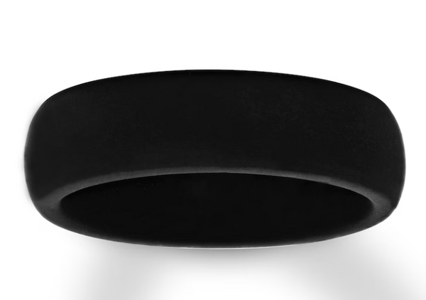 Black Silicone Band 8mm