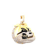 Yellow 10 Karat Hip Hop Pendan