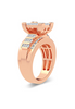 10k Rose Gold Micro Pavé Engagment ring