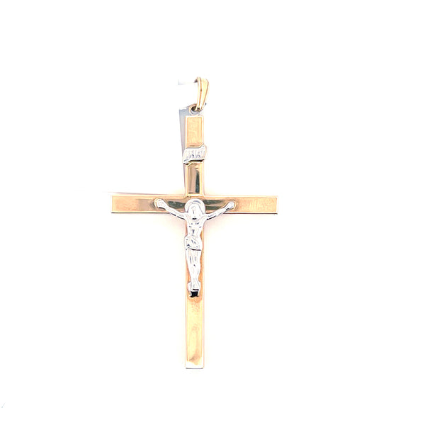 Two-Tone 14 Karat Religious Ch