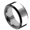 Tungsten White Polished Wedding Band Size:10