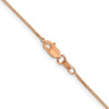 10k rose gold box chain 16 inch