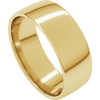 Precious Metal (No Stones) Wedding Bands  -  Men'