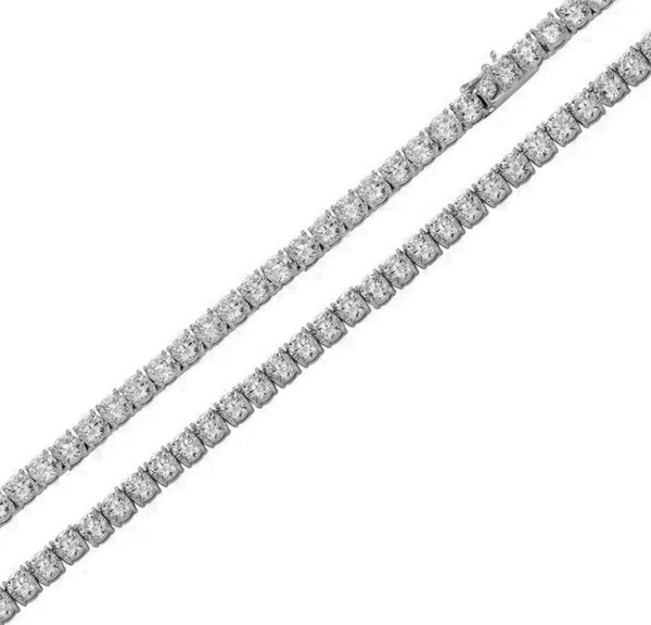 White Chain Length 16 With 120