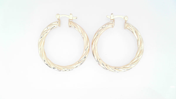 18k Gold Filled hoops