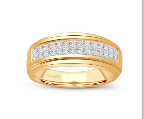 Diamond Wedding Bands - Men'