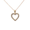 Yellow 10 Karat Heart Necklace