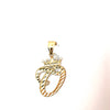 Yellow 10 Karat Diamond Cut O