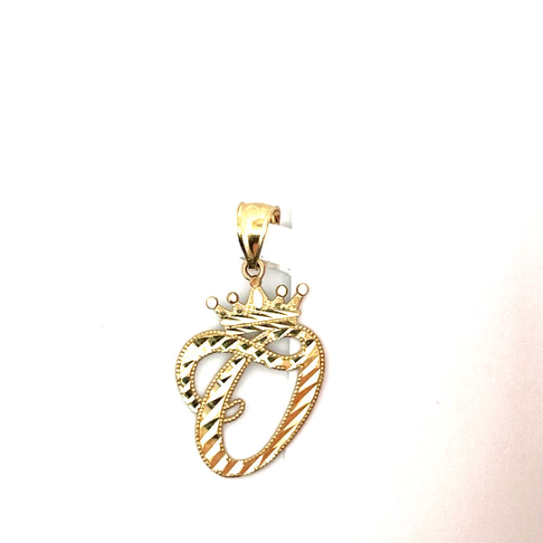 Yellow 10 Karat Diamond Cut O