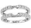 Lady's White 14 Karat Prong Se