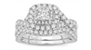 Lady's White 14 Karat Halo Wed