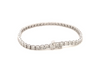 10k White Gold Diamond Tennis Bracelet 7 inch