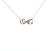 White 10 Karat Infinity Love N