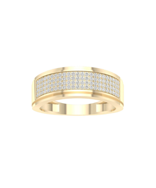 Yellow 10 Karat Pavé Men's Dia