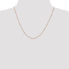 10k rose gold box chain 16 inch