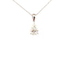 White 14 Karat Drop Pendant Wi